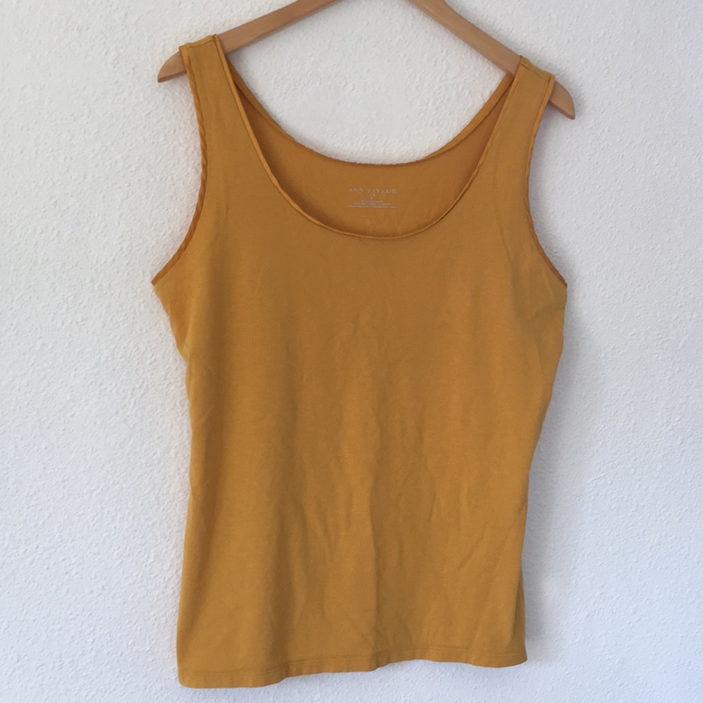 Ann Taylor Mustard Tank